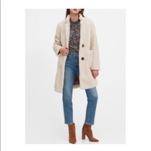 Banana republic Sherpa cocoon Coat